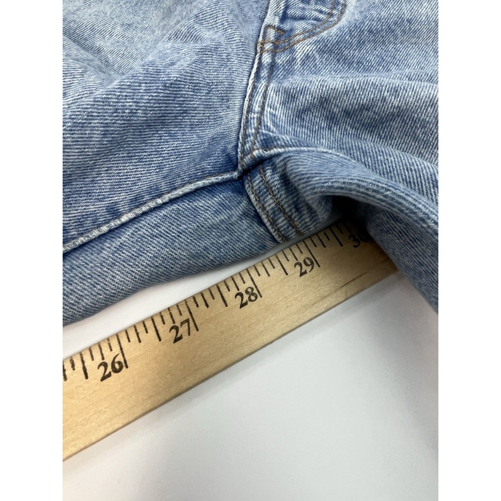 Levi's 501 93 Men Jeans 28x32 Light Blue Denim Big E Distressed Button Fly - Picture 6 of 10
